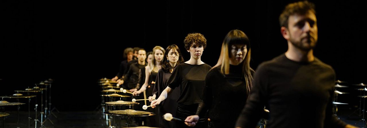 COMPLET— Ryoji Ikeda, 100 cymbals