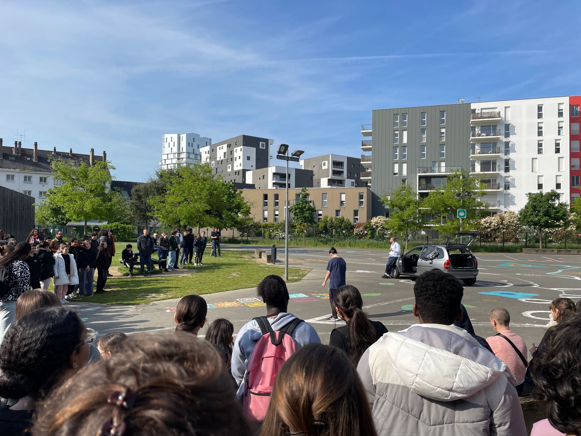 Un spectacle de danse au collège